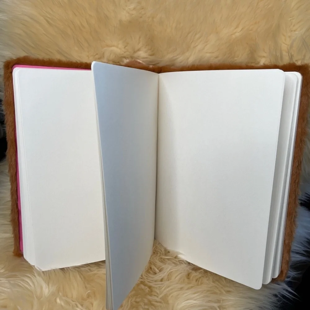 Brown Bear Furry Sketchbook 11"H x 9"W - Picture 4 of 8
